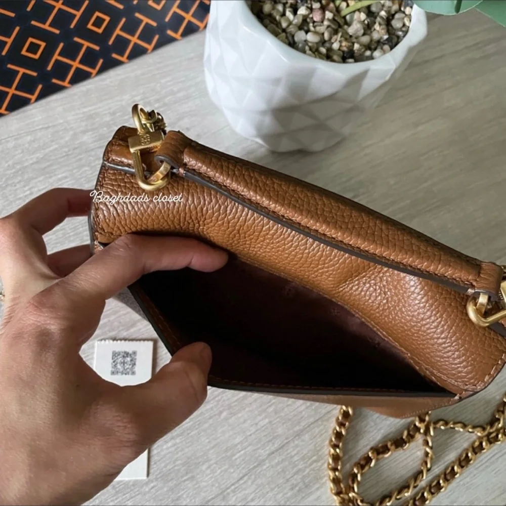 New , tory burch britten chain top handle Crossbody bag - Picture 10 of 12